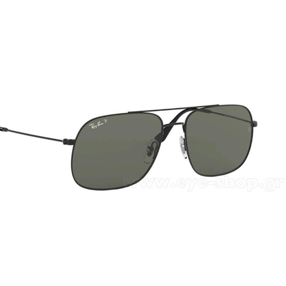 Ray-Ban Square style black frame RB3595 90149A - Picture 2 of 4